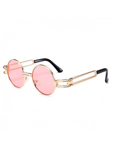 Women Vintage Round Sunglasses Retro HD Lightweight Punk Sunglasses